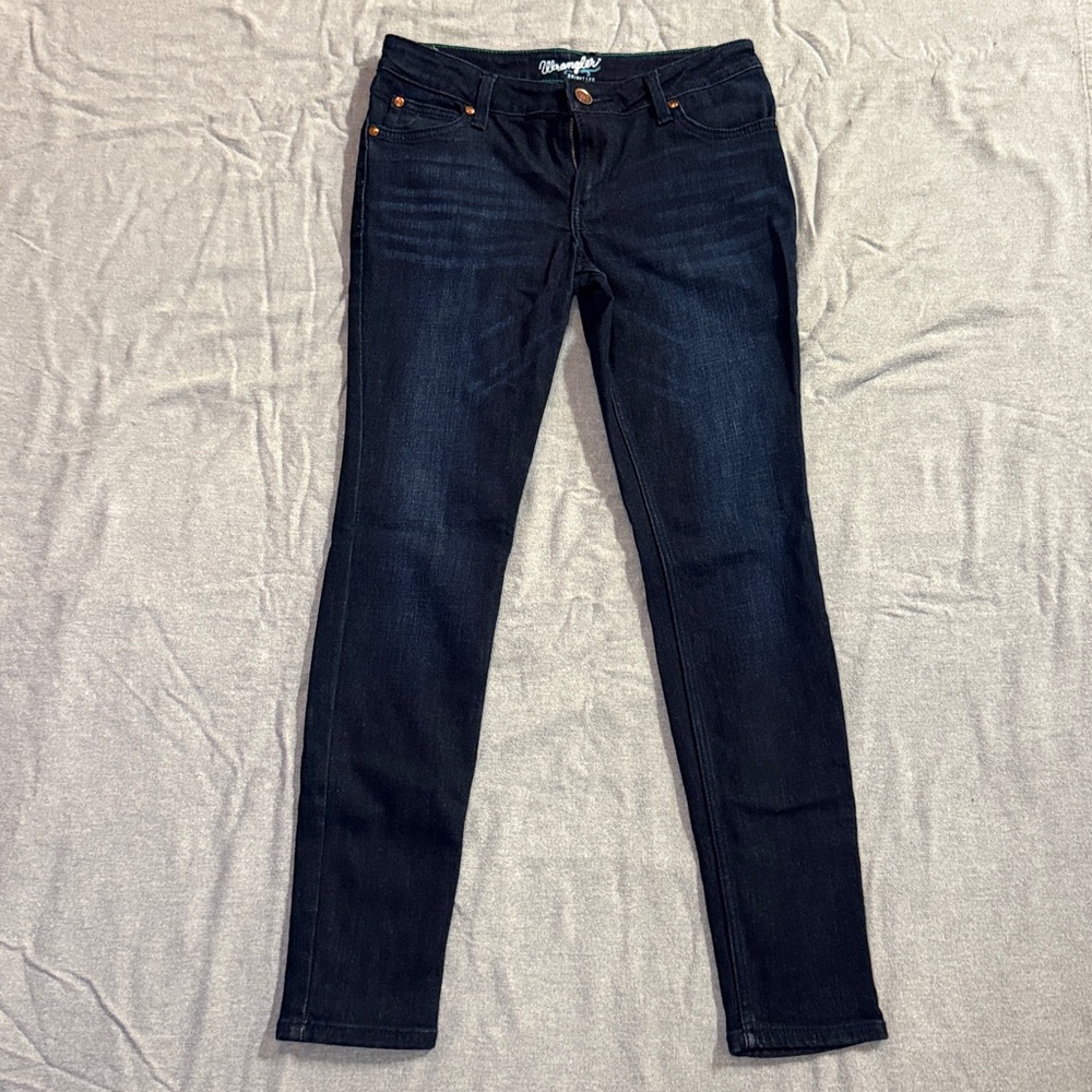 Wrangler Women's Skinny Jeans - Dark Blue